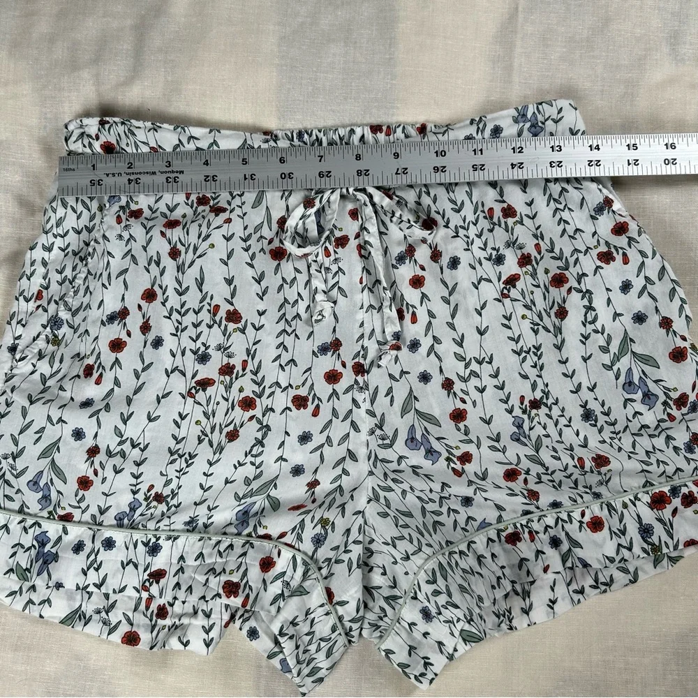 Rachel Zoe Women’s Sz S cotton pajama shorts with pockets bloomers Cottagecore